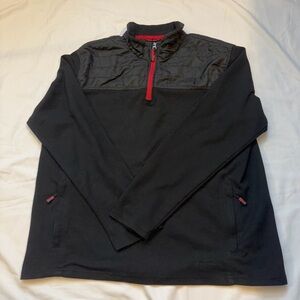 Eddie Bauer Men’s Mixed Media ¼ Zip Pullover